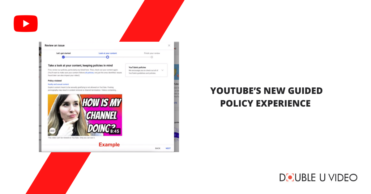 YouTube 的新指導政策體驗