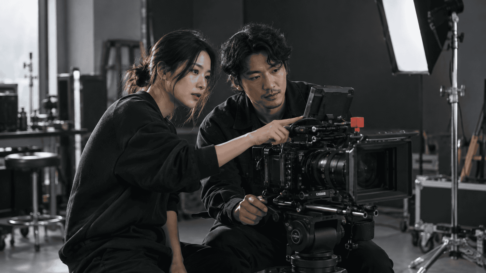 Illustrative about production scene